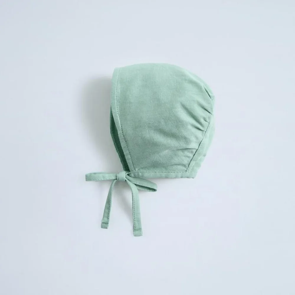 Zara Baby Linen Cotton Bonnet